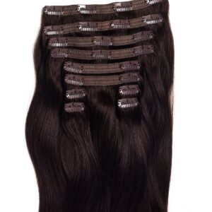 Extensii Clip-On VIP Saten Inchis
