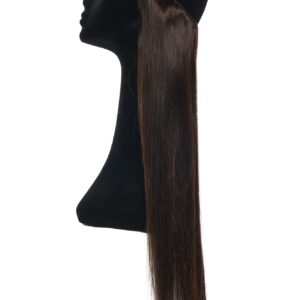 Extensii Flip-In Deluxe Saten Inchis