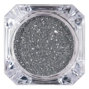 Sclipici Glitter Unghii Pulbere LUXORISE, Silver Waterfall