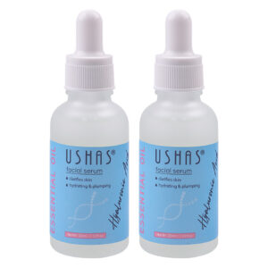 Ser Hidratant si Regenerant Ushas Hyaluronic Acid Essential Oil, set 2 buc