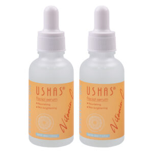 Ser Luminozitate si Revitalizare Ushas Vitamin C Essential Oil, set 2 buc