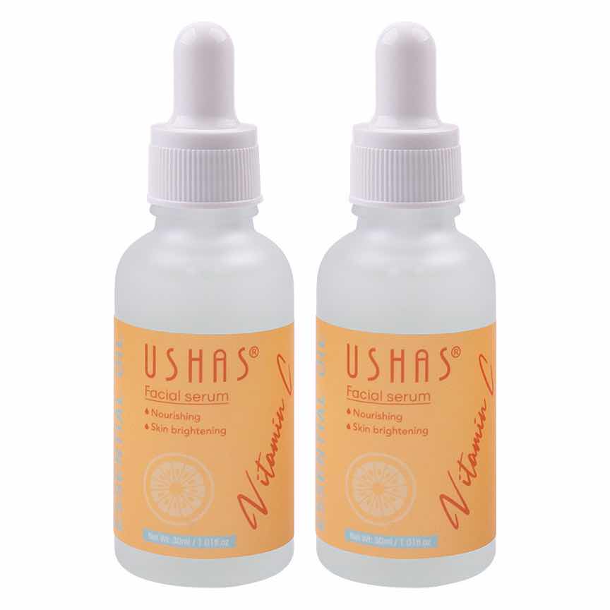 Ser Luminozitate si Revitalizare Ushas Vitamin C Essential Oil, set 2 buc Ser Luminozitate si Revitalizare Ushas Vitamin C Essential Oil, set 2 buc