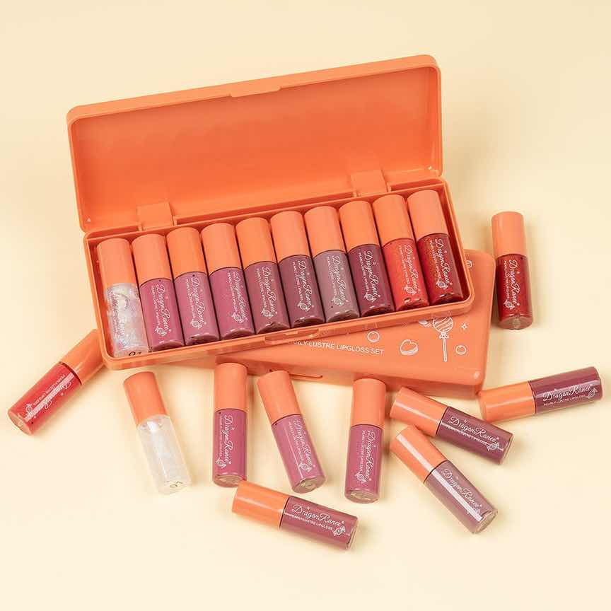 Set 10 Rujuri Lichide Ranee Pearly-Lustre LipGloss Set 10 Rujuri Lichide Ranee Pearly-Lustre LipGloss