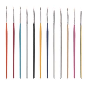 Set 12 Pensule Eyeliner SensoPRO Milano, Rainbow