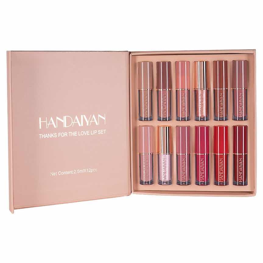 Set 12 Rujuri Lichide Handaiyan Thanks for the Love Lip Set Set 12 Rujuri Lichide Handaiyan Thanks for the Love Lip Set