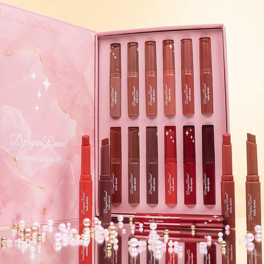 Set 12 Rujuri Mate Lipstick Ranne Remember Me Set 12 Rujuri Mate Lipstick Ranne Remember Me