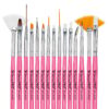 Set 15 Pensule Manichiura SensoPRO Milano, Soft Pink