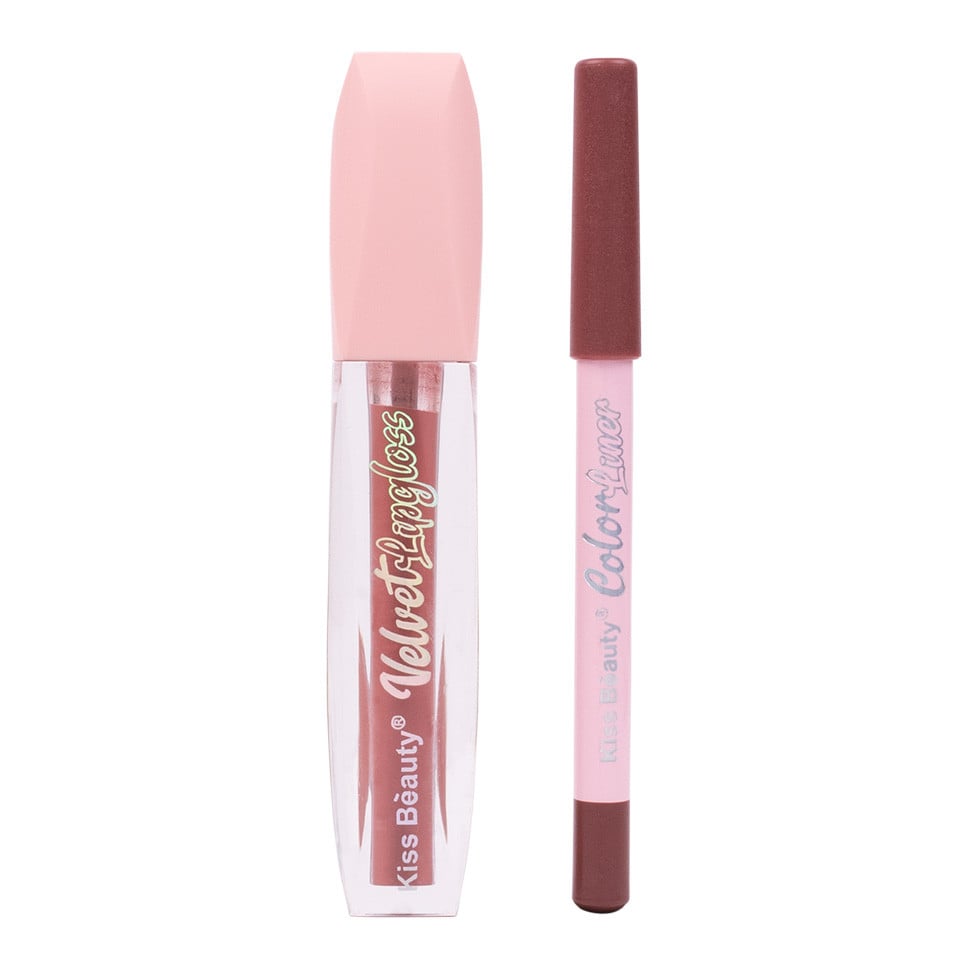 Set 2 in 1 Lip Gloss & Color Liner Kiss Beauty #03 Set 2 in 1 Lip Gloss & Color Liner Kiss Beauty #03