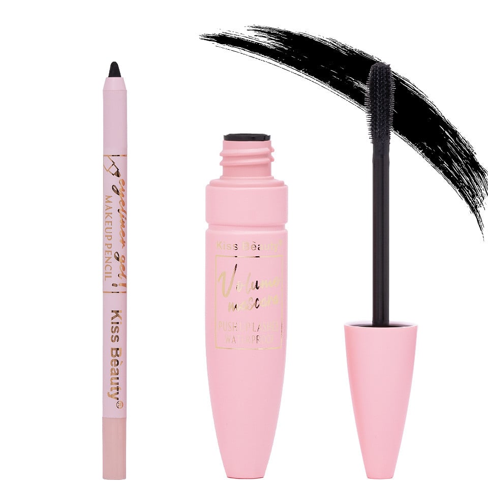Set 2 in 1 Mascara & Eyeliner Carioca Kiss Beauty Set 2 in 1 Mascara & Eyeliner Carioca Kiss Beauty