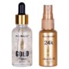 Set 2 in 1 Primer Machiaj + Spray Fixare Machiaj Kiss Beauty 24K Gold Set 2 in 1 Primer Machiaj + Spray Fixare Machiaj Kiss Beauty 24K Gold