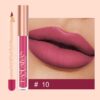 Set 2 in 1 Ruj Lichid Mat & Creion Contur Buze Handaiyan Lips Kit #10