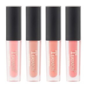 Set 4 Rujuri Lichide Mate Teayason Liquid Matte, Baby Got Peach