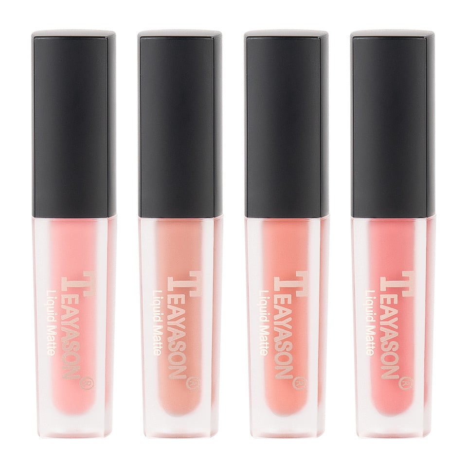 Set 4 Rujuri Lichide Mate Teayason Liquid Matte, Baby Got Peach Set 4 Rujuri Lichide Mate Teayason Liquid Matte, Baby Got Peach