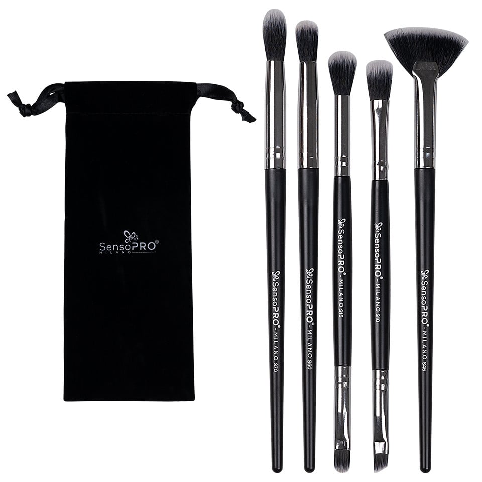 Set 5 pensule machiaj SensoPRO Milano Travel + Cadou Set 5 pensule machiaj SensoPRO Milano Travel + Cadou