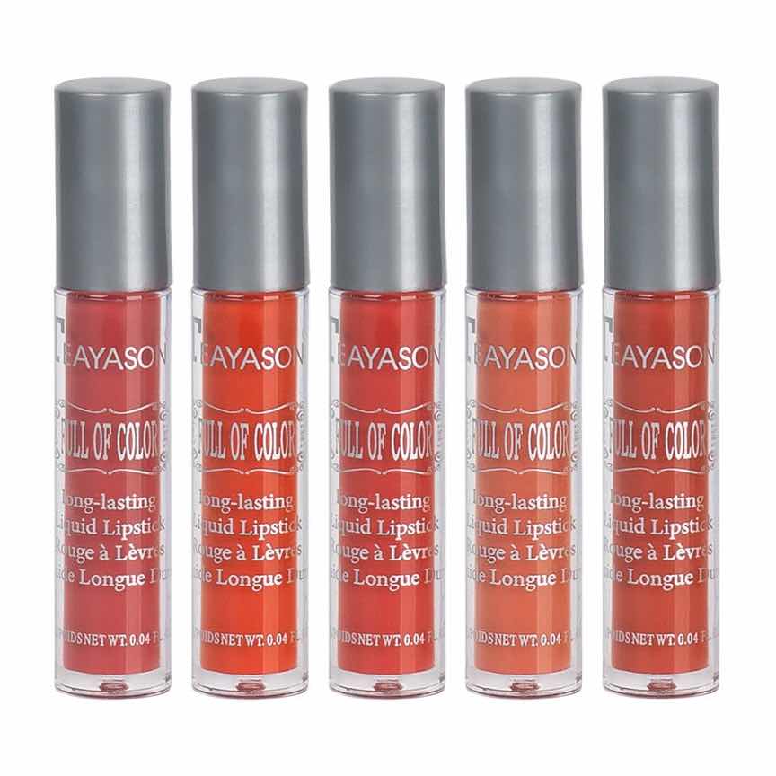 Set 5 Rujuri Lichide Mate Teayason Matte Lipgloss #A Set 5 Rujuri Lichide Mate Teayason Matte Lipgloss #A