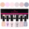 Set 6 Oje Semipermanente CIAO One Step 7ml SensoPRO Milano, Nude Grace Set 6 Oje Semipermanente CIAO One Step 7ml SensoPRO Milano, Nude Grace