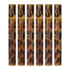 Set 6 Rujuri Lichide Mate Qibest Leopard Print Non-Stick ColorLip Gloss #01