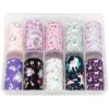 Set Folii Transfer LUXORISE #26 Unicorn, 10 buc Set Folii Transfer LUXORISE #26 Unicorn, 10 buc
