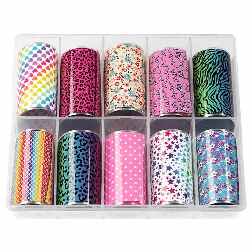 Set Folii Transfer LUXORISE Dream Big, 10 buc Set Folii Transfer LUXORISE Dream Big, 10 buc