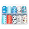 Set Folii Transfer LUXORISE Finally Christmas, 10 buc Set Folii Transfer LUXORISE Finally Christmas, 10 buc