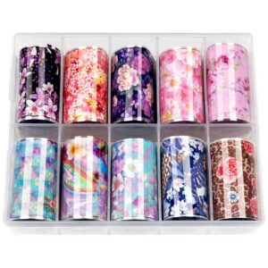 Set Folii Transfer LUXORISE Flower Scent, 10 buc