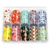 Set Folii Transfer LUXORISE Perfect Christmas, 10 buc Set Folii Transfer LUXORISE Perfect Christmas, 10 buc