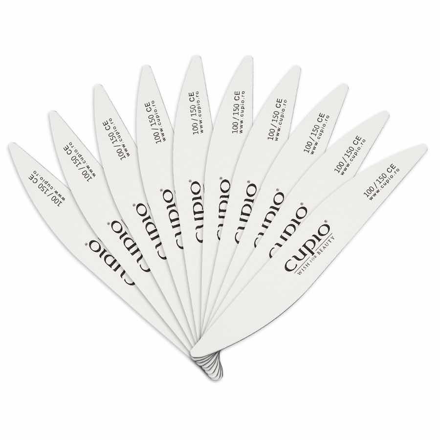 Set 10 pile profesionale pentru unghii Wave Cupio 100/150 Set 10 pile profesionale pentru unghii Wave Cupio 100/150