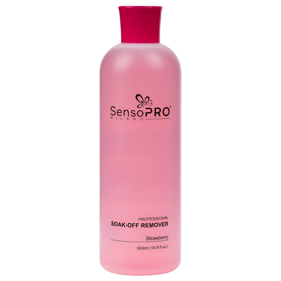 Soak-Off Remover Strawberry SensoPRO Milano, 500ml Soak-Off Remover Strawberry SensoPRO Milano, 500ml