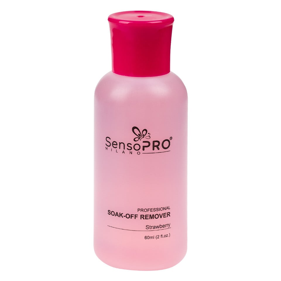 Soak-Off Remover Strawberry SensoPRO Milano, 60ml Soak-Off Remover Strawberry SensoPRO Milano, 60ml