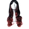 Peruca SOFIA Mix Negru Rosu Peruca SOFIA Mix Negru Rosu