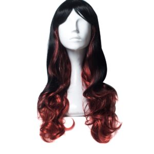 Peruca SOFIA Mix Negru Rosu