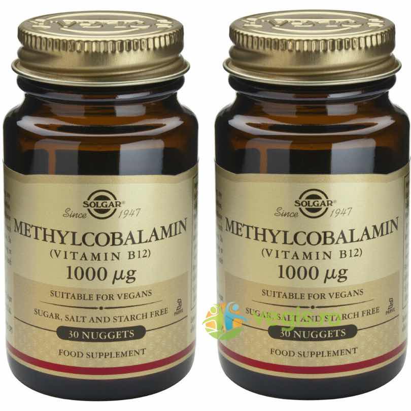 Pachet Methylcobalamin (Vitamina B12) 1000mcg (Metilcobalamina) Sublinguale 30tb+30tb Pachet Methylcobalamin (Vitamina B12) 1000mcg (Metilcobalamina) Sublinguale 30tb+30tb