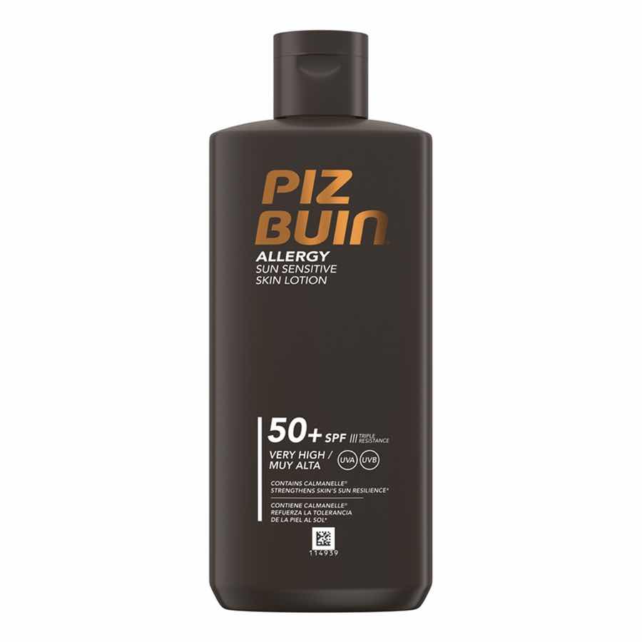 Lotiune pentru plaja piele sensibila SPF50 ALLERGY Piz Buin 400ml Lotiune pentru plaja piele sensibila SPF50 ALLERGY Piz Buin 400ml