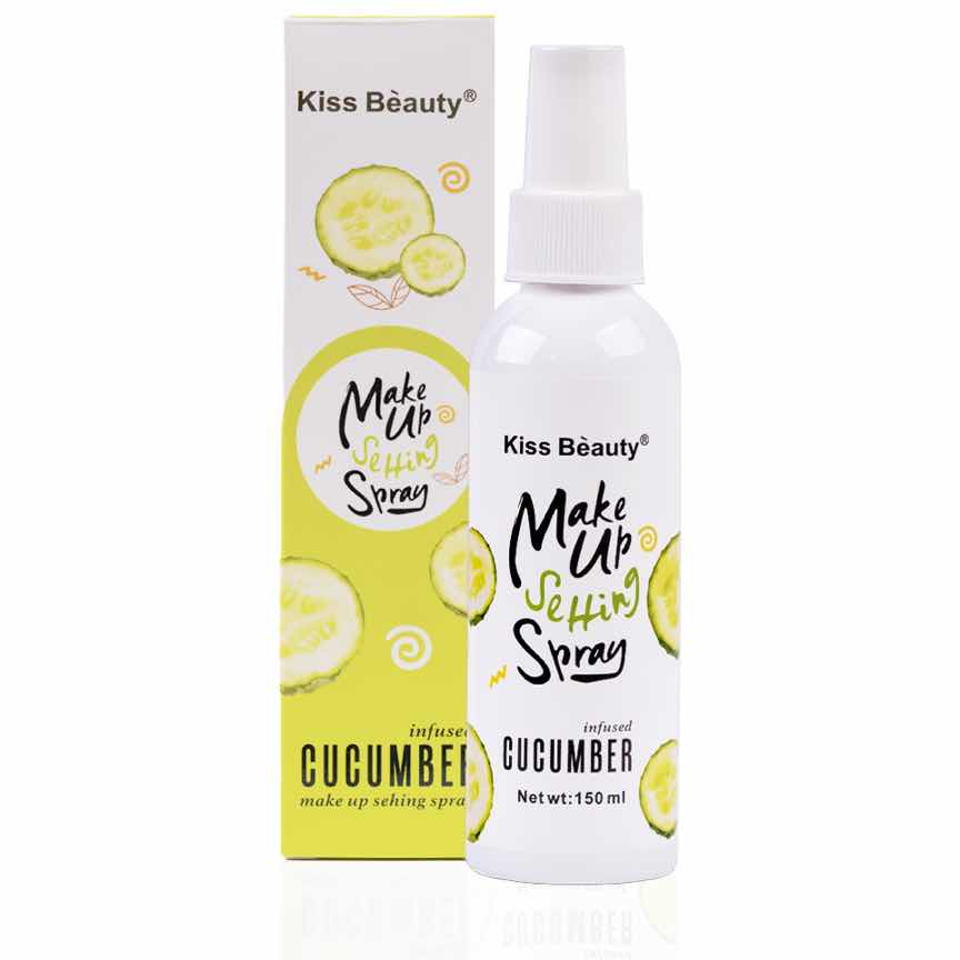 Spray Fixare Machiaj Extract Castravete, Kiss Beauty 150ml Spray Fixare Machiaj Extract Castravete, Kiss Beauty 150ml