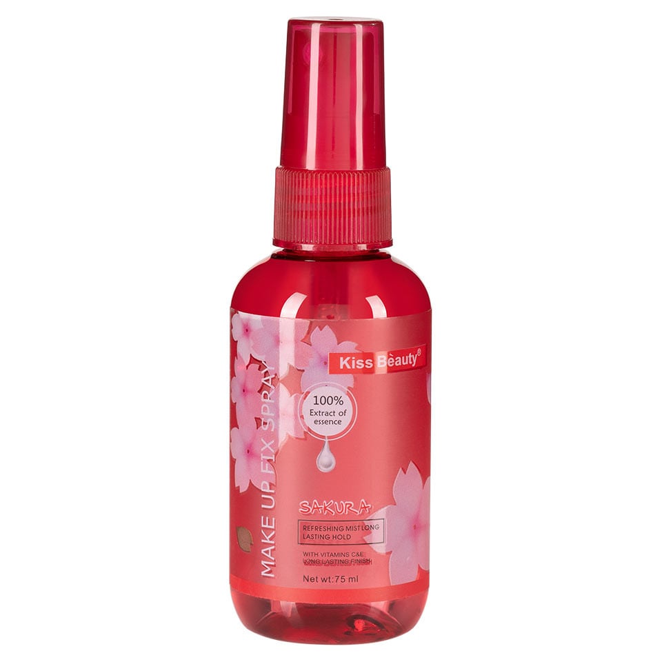 Spray Fixare Machiaj Kiss Beauty Aroma de Cires, 75ml Spray Fixare Machiaj Kiss Beauty Aroma de Cires, 75ml