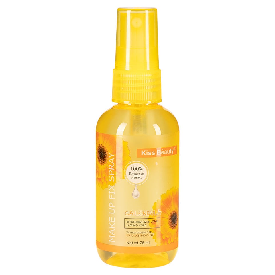 Spray Fixare Machiaj Kiss Beauty Aroma de Galbenele, 75ml Spray Fixare Machiaj Kiss Beauty Aroma de Galbenele, 75ml