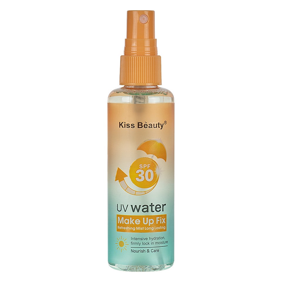 Spray Fixare Machiaj Make Up Fix Water SPF 30 Kiss Beauty , 100ml Spray Fixare Machiaj Make Up Fix Water SPF 30 Kiss Beauty , 100ml