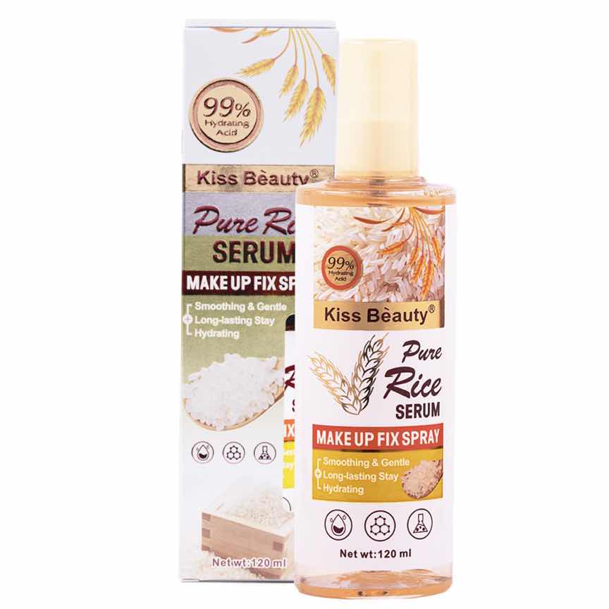 Spray Fixare Machiaj Pure Rice Serum Kiss Beauty, 120ml Spray Fixare Machiaj Pure Rice Serum Kiss Beauty, 120ml