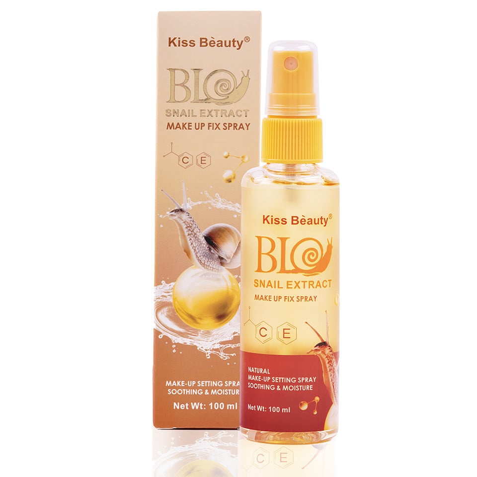 Spray Fixare Machiaj Snail Extract, Kiss Beauty 100ml Spray Fixare Machiaj Snail Extract, Kiss Beauty 100ml