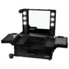 Statie Makeup Portabila Profesionala cu Lumini, Black Delight - LUXORISE