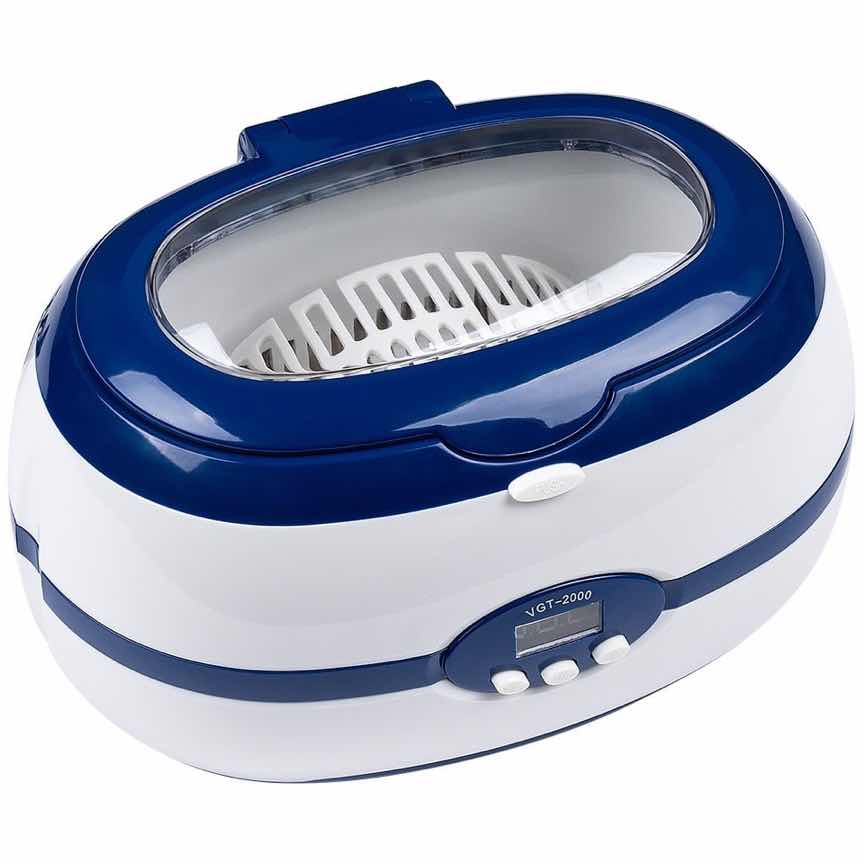 Sterilizator Ultrasonic Curatare Ustensile VGT-2000 600 ml, Albastru Sterilizator Ultrasonic Curatare Ustensile VGT-2000 600 ml, Albastru