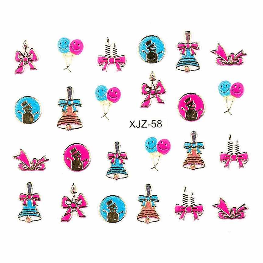 Sticker 3D Unghii LUXORISE, Christmas Bells XJZ-58 Sticker 3D Unghii LUXORISE, Christmas Bells XJZ-58