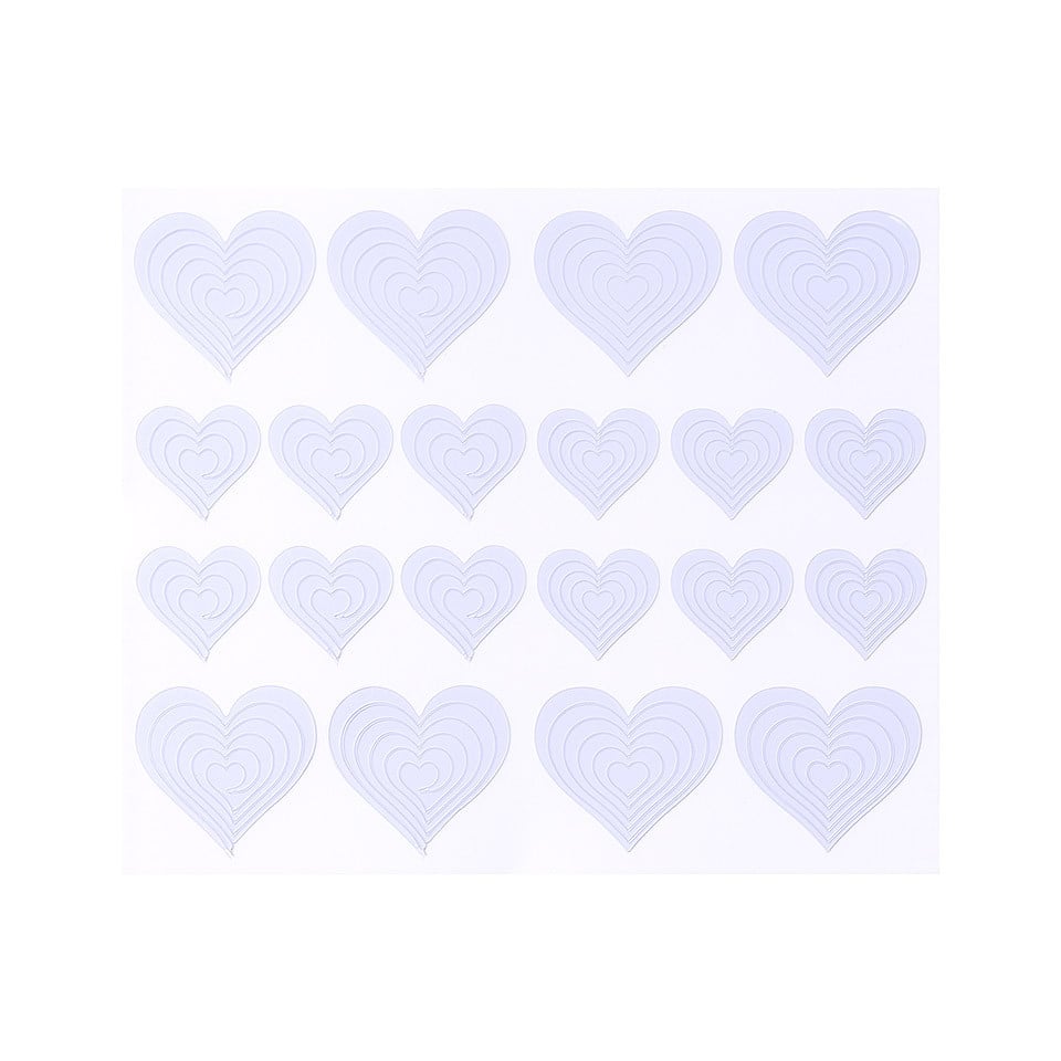 Sticker Sablon Machiaj Fantasy SensoPRO Milano, Heart Shapes Sticker Sablon Machiaj Fantasy SensoPRO Milano, Heart Shapes