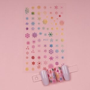 Sticker Unghii LUXORISE, Winter Snowflakes SP203