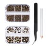 Strasuri Unghii cu Penseta & Creion Aplicare LUXORISE Gold is You, 12 modele Strasuri Unghii cu Penseta & Creion Aplicare LUXORISE Gold is You, 12 modele