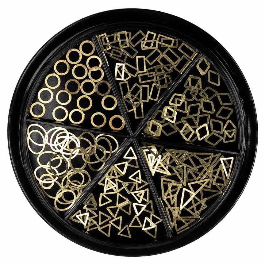 Strasuri Unghii LUXORISE, Delicate Gold - 6 modele Strasuri Unghii LUXORISE, Delicate Gold - 6 modele