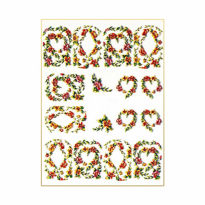 Tatuaj 3D Unghii LUXORISE 1009-37 Tatuaj 3D Unghii LUXORISE 1009-37