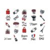 Tatuaj 3D Unghii LUXORISE 1025-15 Tatuaj 3D Unghii LUXORISE 1025-15
