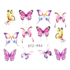 Tatuaj Unghii LUXORISE Butterfly Burst, STZ-994