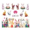 Tatuaj Unghii LUXORISE Easter Bunny, BN-1252 Tatuaj Unghii LUXORISE Easter Bunny, BN-1252